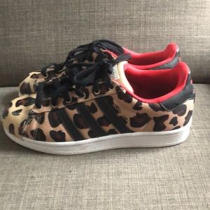 Adidas Suoerstar Cheetah Print